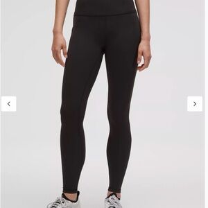 Lululemon Black High-Waisted Leggings With Pockets